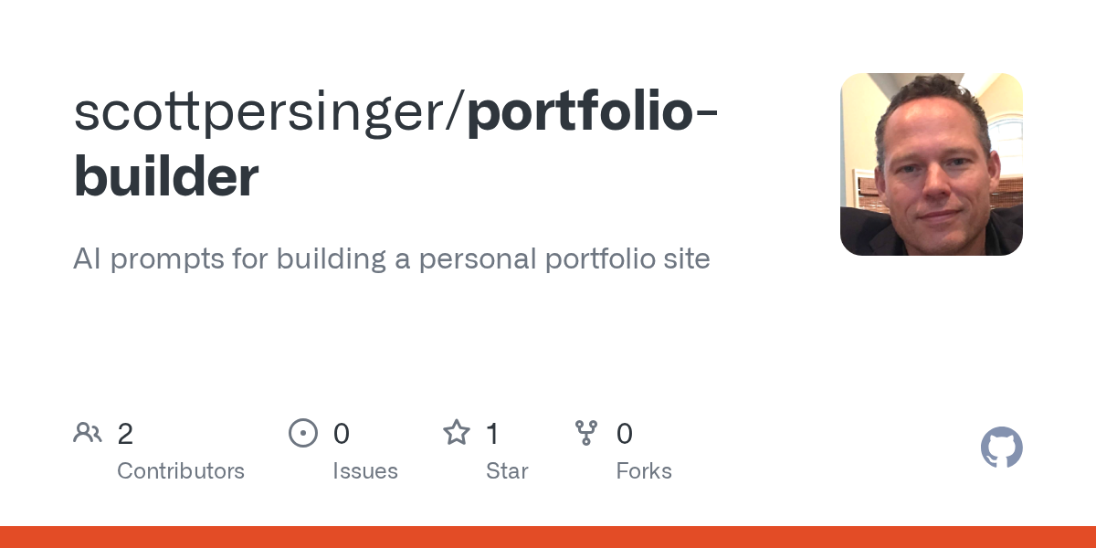 Portfolio Builder repo